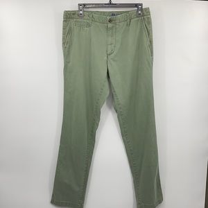 Gap Slacks 32X32 Slim Army Green